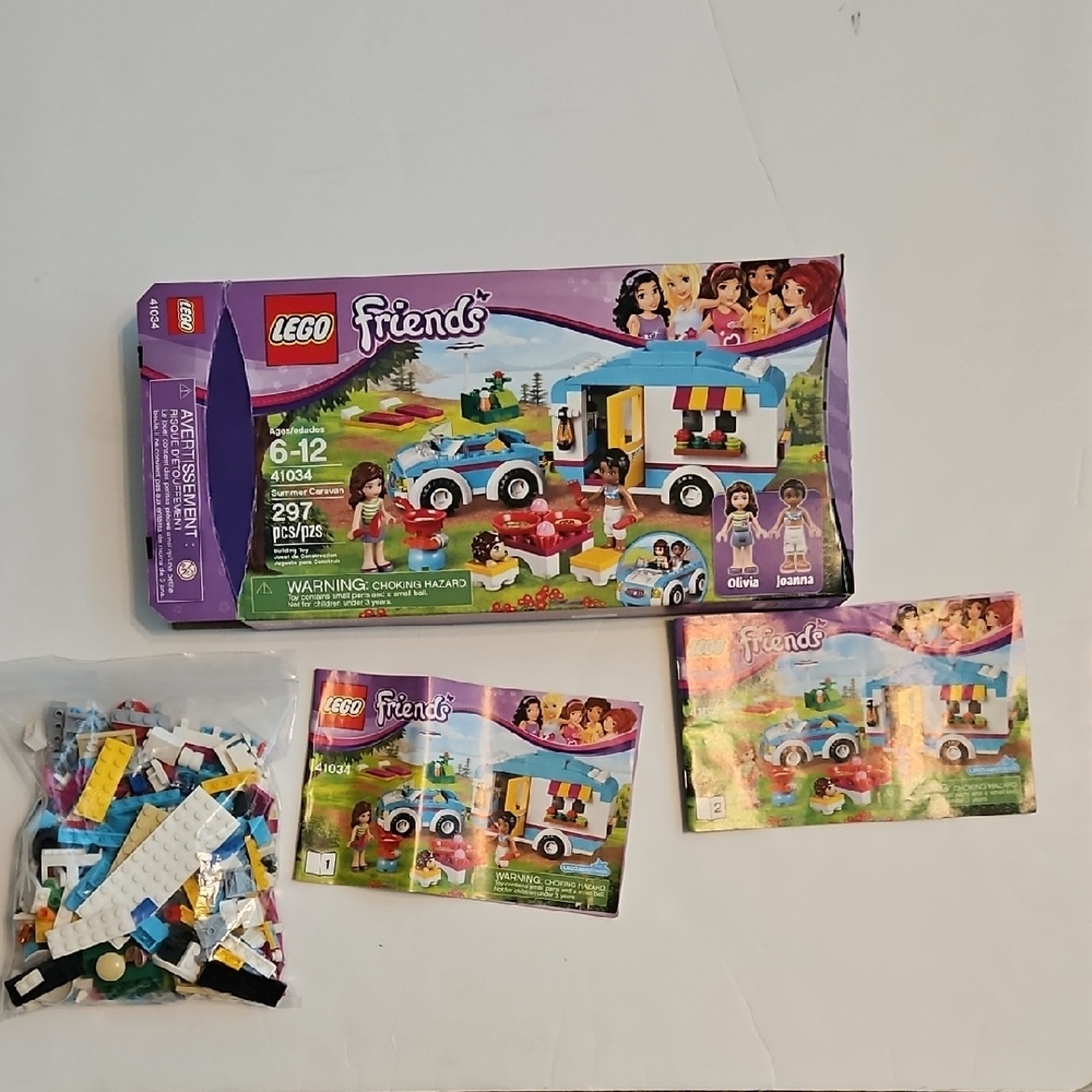 Lego Friends Summer Caravan 297 Pieces